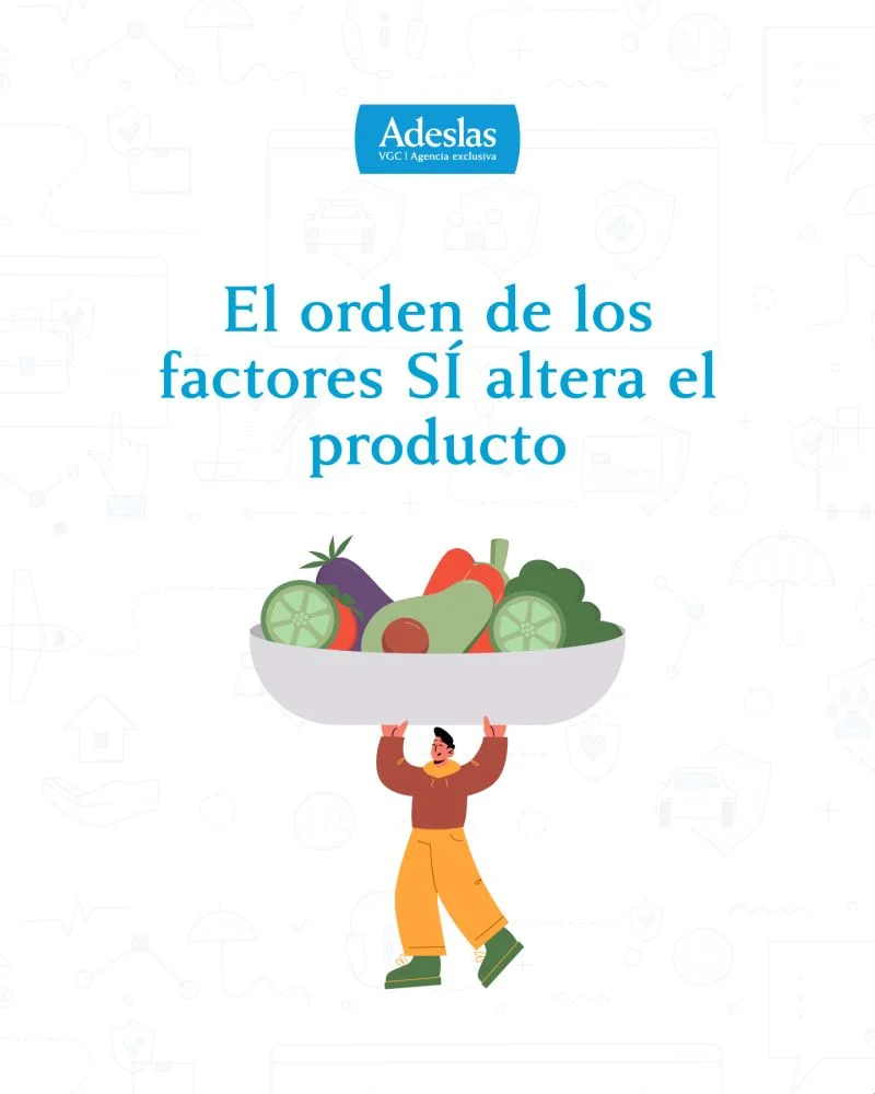 Cuenco de verduras frescas que ilustra el orden de los alimentos para cuidar la glucosa